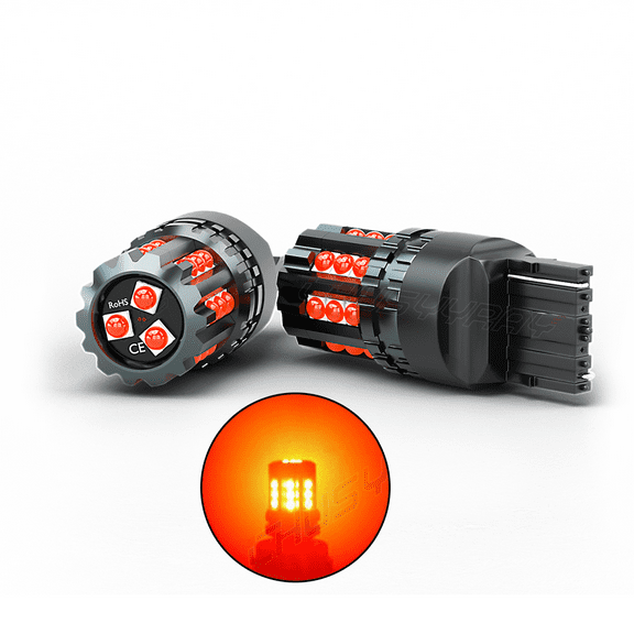 2X 7443 Red LED Brake Stop Tail Parking Light Bulb CHUSYYRAY For Nissan Altima 2014-2018