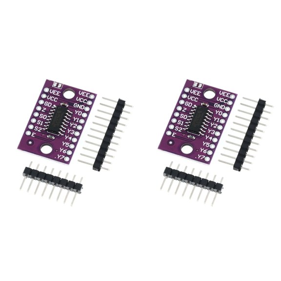 2X 74HC4051 8 Channel Analog Multiplexer  Module Multiplexers Distributor Resolver