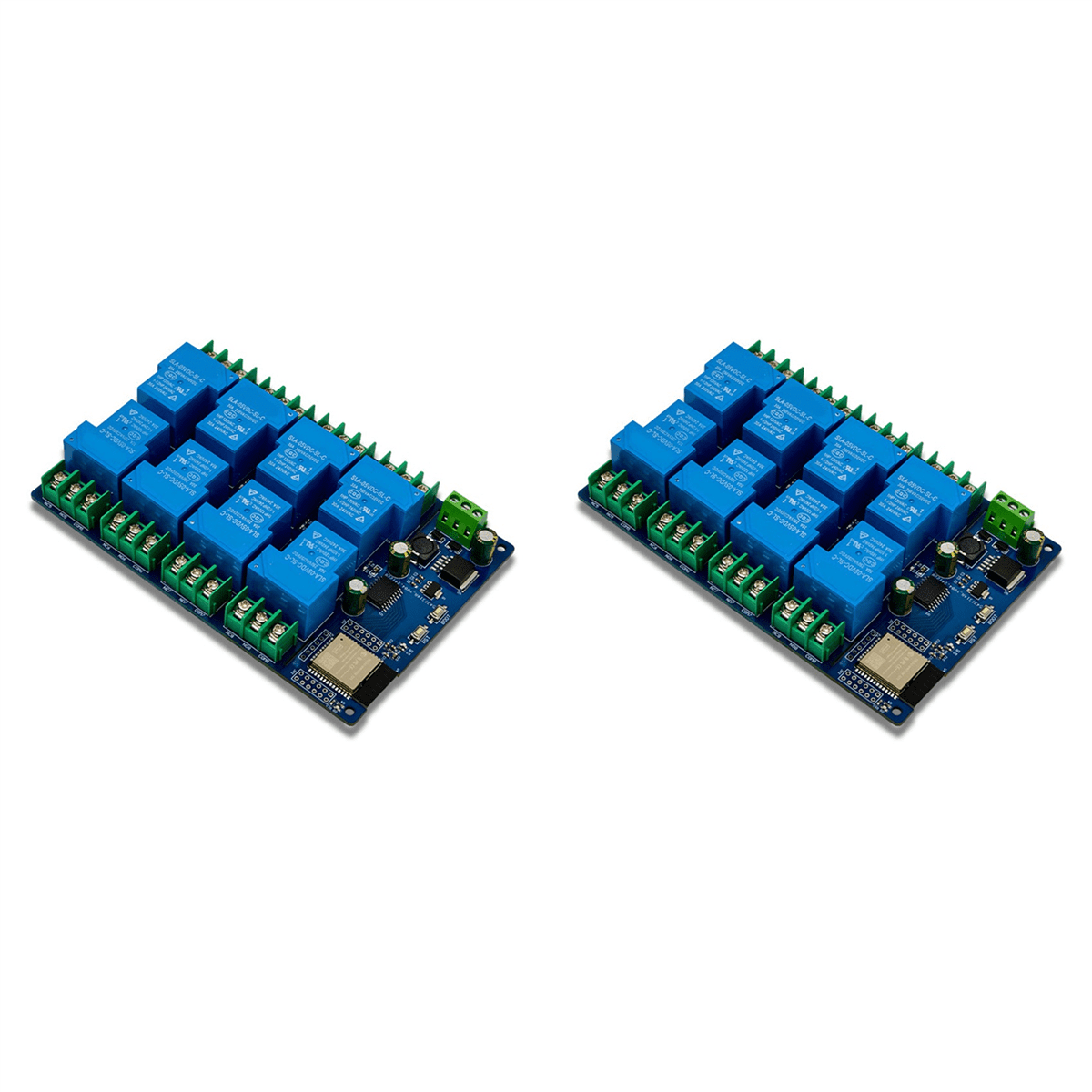 2X 8 Channel Relay Module 30A DC7-28/5V WIFI Bluetooth Relay Module ...