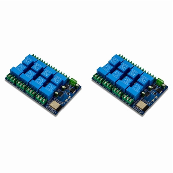 2X 8 Channel Relay Module 30A DC7-28/5V WIFI Bluetooth Relay Module -WROOM Development Board