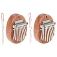 thumbnail image 1 of 2X 8 Key Mini Kalimba Exquisite Finger Thumb Piano Marimba Musical Good Accessory Pendant Gift, 1 of 8