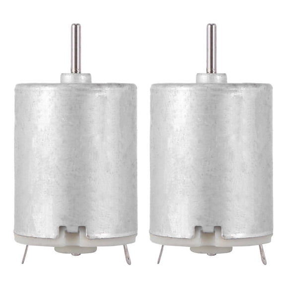 2X 8000RPM 9V 68mA High Torque Magnetic Cylindrical Mini DC Motor Silver,2 x DC Motor,Silver
