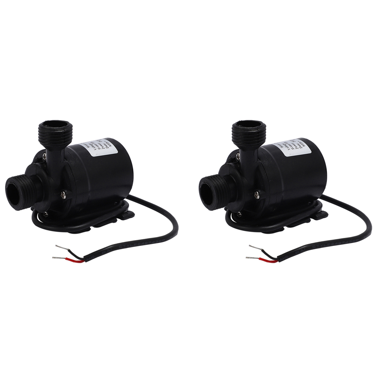 2X 800L/H 5M DC 12V Solar Brushless Motor Water Circulation Water Pump Submersibles Water Pumps,2 x Solar Water Pump,black