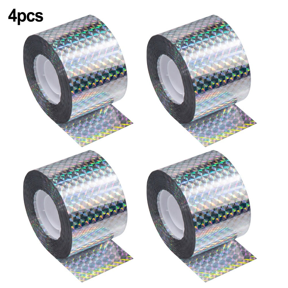 2x 80M Bird Deterrent Tape Flashing Reflective Lawn Pigeon Scare