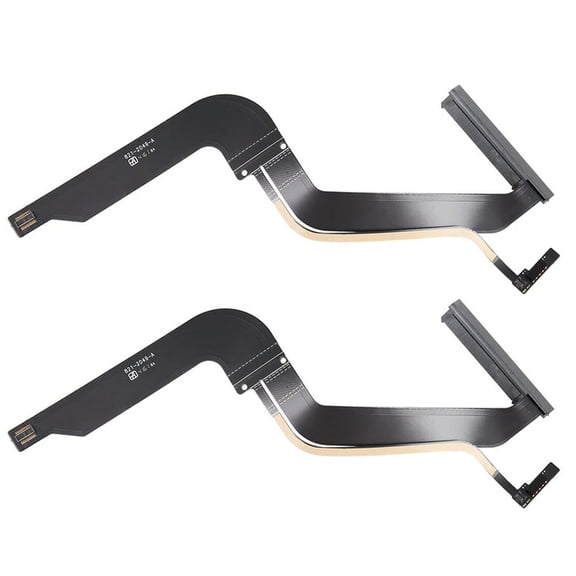 2X 821-2049-A HDD Hard Drive Flex Cable For Pro 13 In A1278 HDD Cable Mid 2012 MD101 MD102 EMC 2554