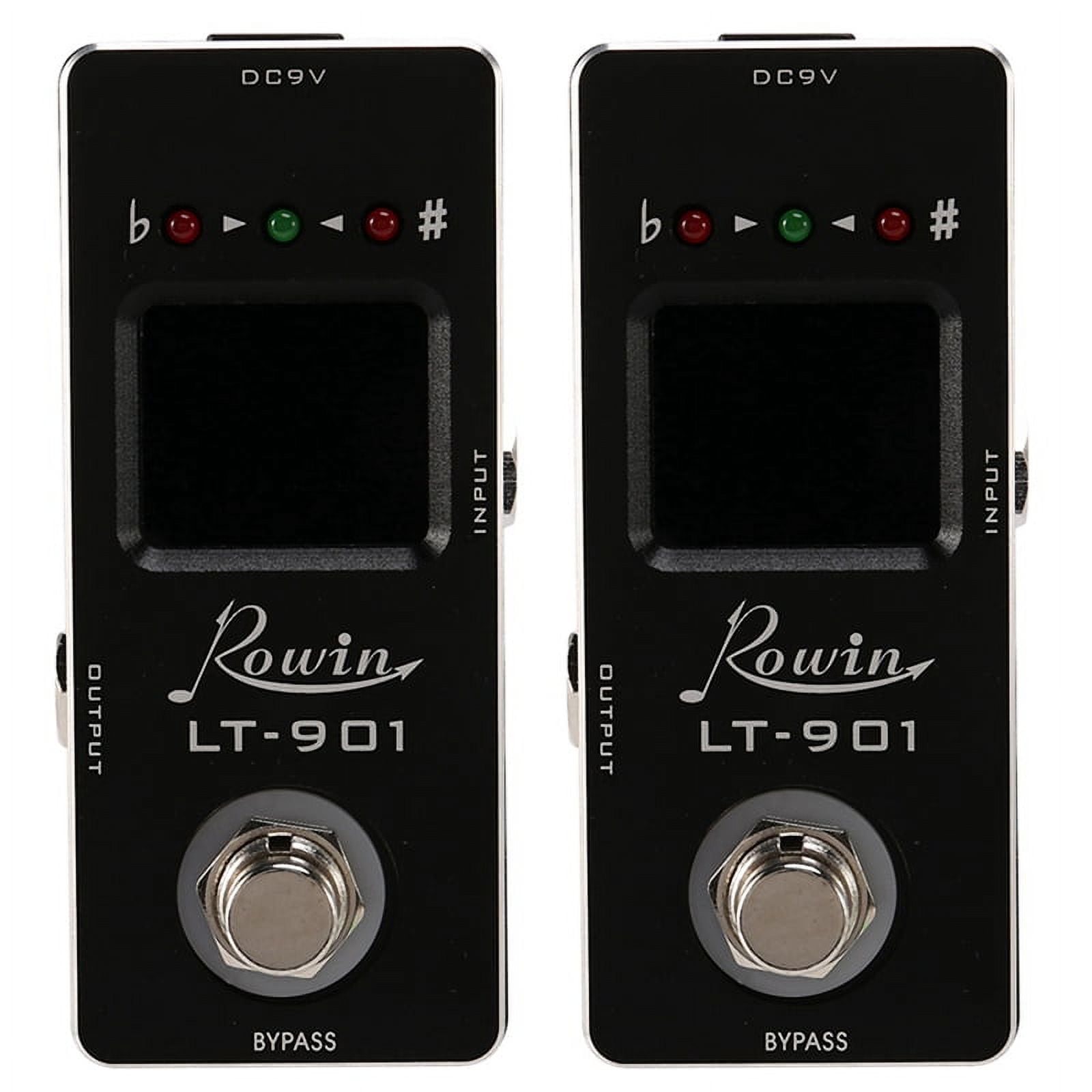 2X -901 Guitar Tuner Effect Pedal Mini Chromatic True Bypass Lcd Display Digital Pedal Guitar Parts Accessories