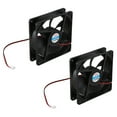 2X 92mm x 25mm 24V 2Pin Sleeve Bearing Cooling Fan for PC Case CPU