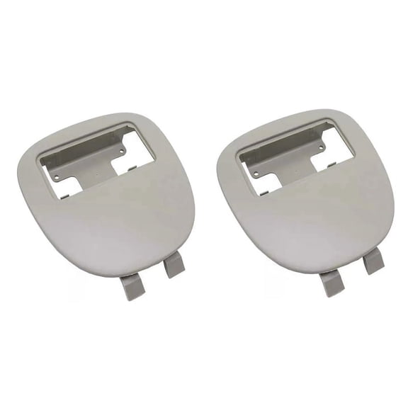 2X 9625049077 Car Interior Front Gray Dome Roof Reading Light Lamp Panel Cover Fit for 206 207 C2