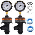 thumbnail image 1 of 2X 98209800 High Flow Manual Air Relief Valve w/ Gauge for Pentair Pool Filters, 1 of 13