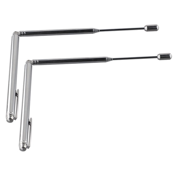 2X 99.9% Copper Detector Rod Metal Detector Rod For Water/Treasure/Finding Tools Silver