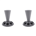 thumbnail image 1 of 2X A-Piping Bag Stand, Piping Holder with 8 Slots Nozzles, Plastic Pastry Stand for Cake Decorating Kit, 1 of 2