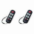 thumbnail image 1 of 2X A-TV10 TV Remote for Seniors Universal Controller Simple Waterproof Remote Control with LED Light for All TV Models, 1 of 9