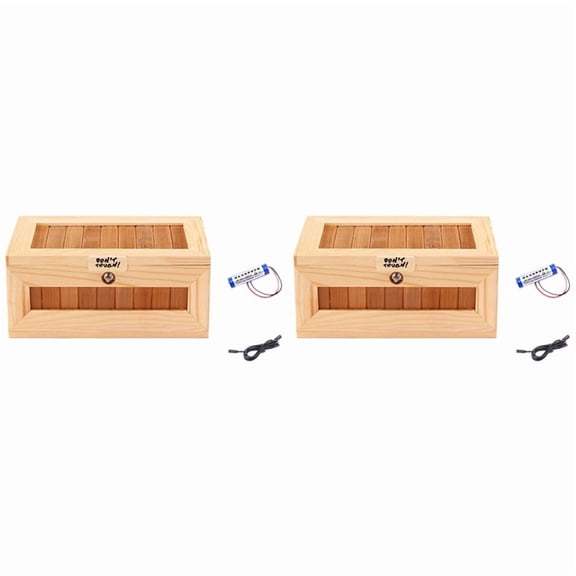 2X A2 Don'T Touch Useless Box with Attitude Leave Me Alone Surprises Machine-Gags & Practical Joke Decorative