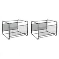 thumbnail image 1 of NEW 2X A4 Mesh Metal File Organizer Box Hanging Folder Desk Storage Holder Shelf for Office Home, 1 of 4