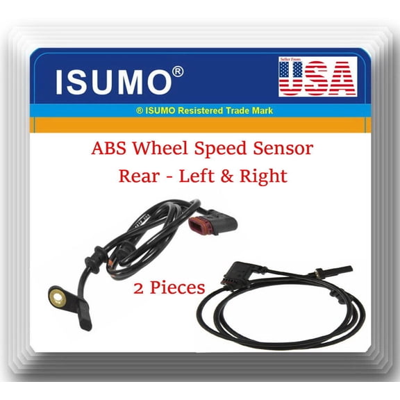 2X ABS Wheel Speed Sensor Rear LR Fits: Mercedes Series C CLK CLK AMG 2001-2009