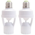 thumbnail image 1 of 2X AC 110-220V 360 Degrees Pir Induction Motion Sensor IR Infrared Human E27 Plug Socket Switch Base LED Bulb Holder, 1 of 8