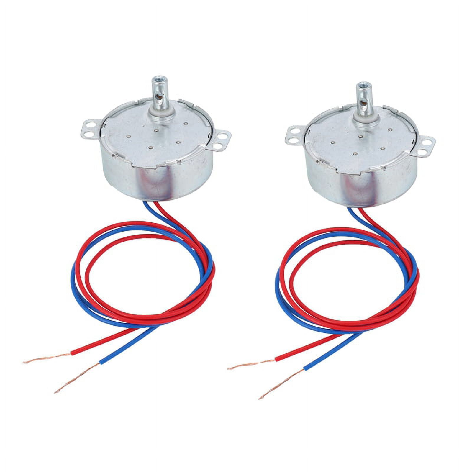 2X AC 220V-240V 4W 3RPM CCW/CW 20mm Thickness AC Synchronous Motor ...