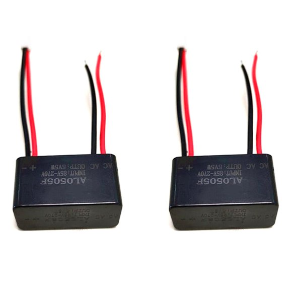 2X AC 220V to DC 5V/1A Mini Transformer 5W Waterproof Epoxy Potting Light Power Supply Isolation Switch Module Driver