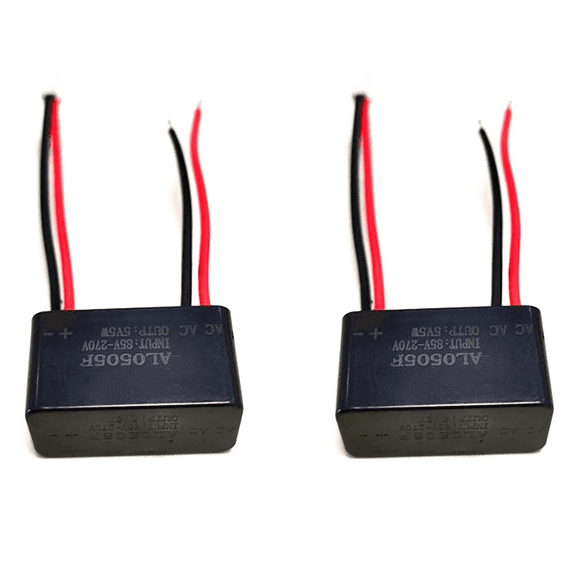 2X AC 220V to DC 5V/1A Mini Transformer 5W Waterproof Epoxy Potting Light Power Supply Isolation Switch Module Driver