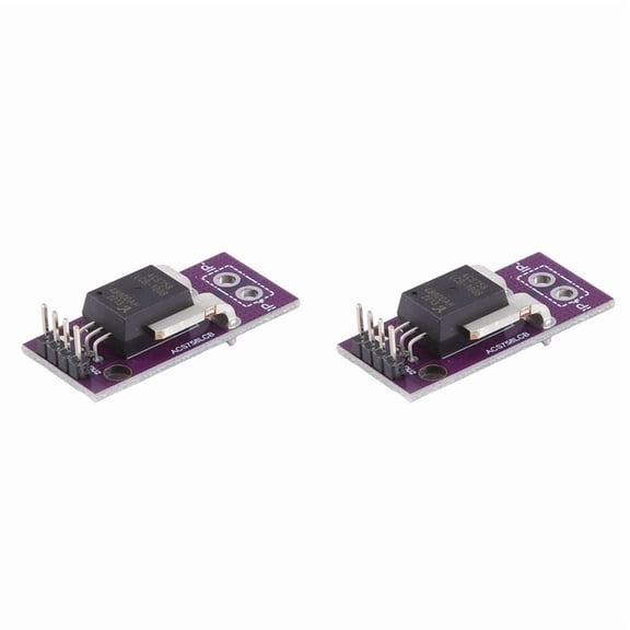 2X ACS758 ACS758LCB-050B Current Module Linear Hall Current Sensor PFF-T Current Detection 3-5V 100A