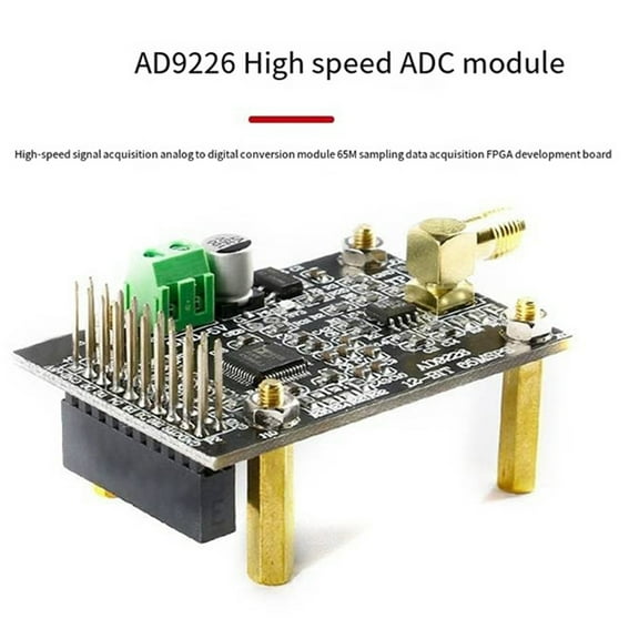 2X AD9226 High Speed ADC Module Signal Acquisition Analog to Digital Conversion PCB 65M Sampling FPGA Development Board,2x ADC module,Photo Color
