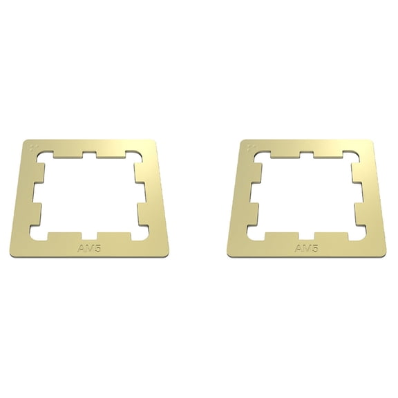 2X AM5 CPU Contact Frame Copper Full Surround Frame Better Cooling CPU Heatsink Armor for 7950X 7900X 7700X 7600X