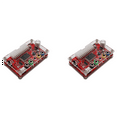 2X ATX 24Pin Power Breakout Board with ADJ Adjustable Voltage Knob and