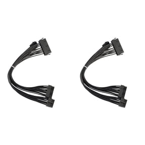 2X ATX 24Pin to 18Pin Adapter Converter Power Cable and 8Pin to 12Pin ATX Adapter Power Cable for Z440 Z640