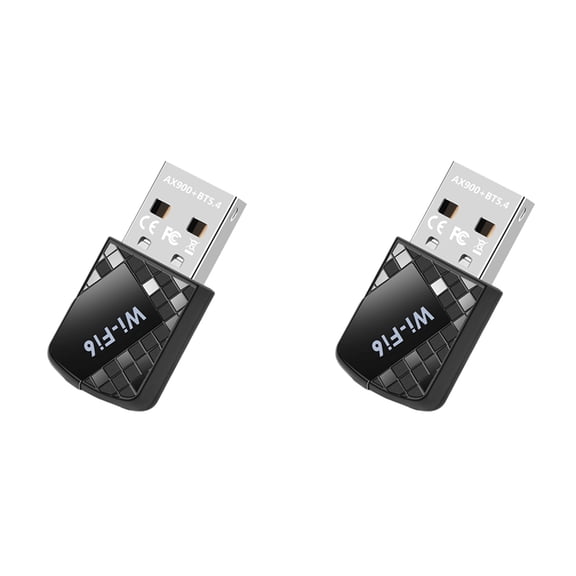 2X AX900 USB WiFi 6 Bluetooth 5.4 Adapter 2 in 1 Dongle Dual Band 2.4G 5GHz Network Wireless Receiver Free Driver