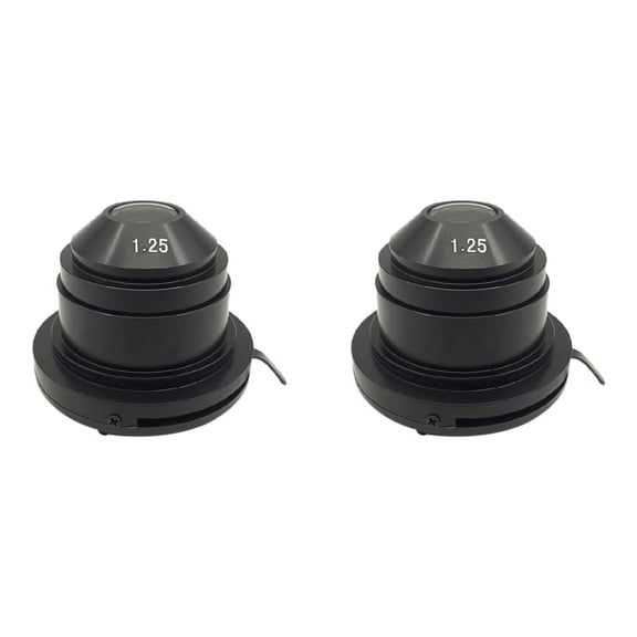 2X Abbe Condenser of Microscope (NA1.25) Optical Fittings with Variable Diaphragm for Converging Light In Bright Field