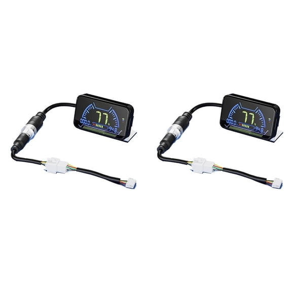 2X  Accessory 2 Inch LCD Display Screen with Active Switch Monitor for JK Smart