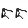 thumbnail image 1 of 2X Acoustic/Electric/Classic Aluminium Alloy Guitar Capo Quick Change Key Clamp,Black, 1 of 1