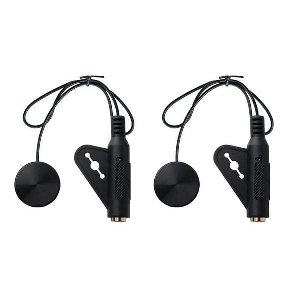 2X Acoustic Guitar Pickup Piezo Contact Pickup for Guitar Ukulele Violin, Mandolin, Banjo, Kalimba, Harp