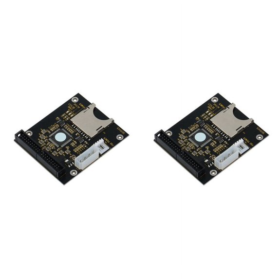 2X Adapter Card 3.5 IDE SD 3.5inch 40Pin Male IDE Hard Disk Drive SD ...