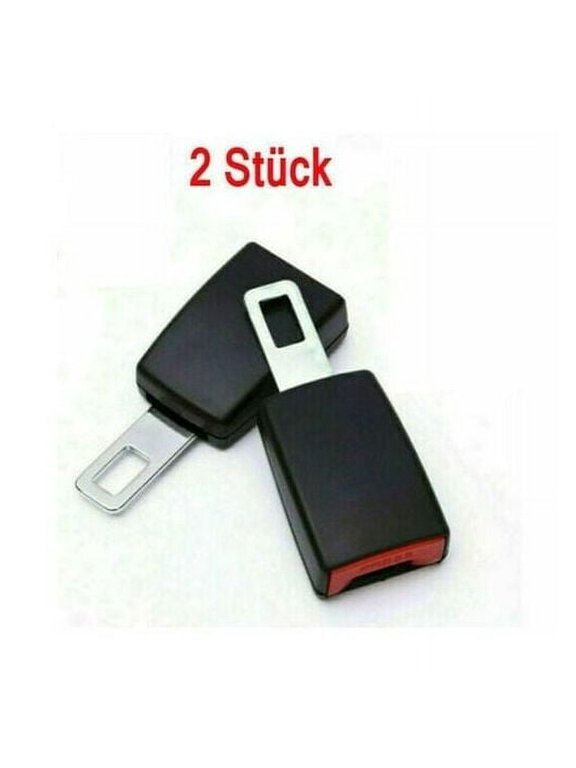 2X Adjustable Car Seat Belt Extender Buckle Fastener Clip