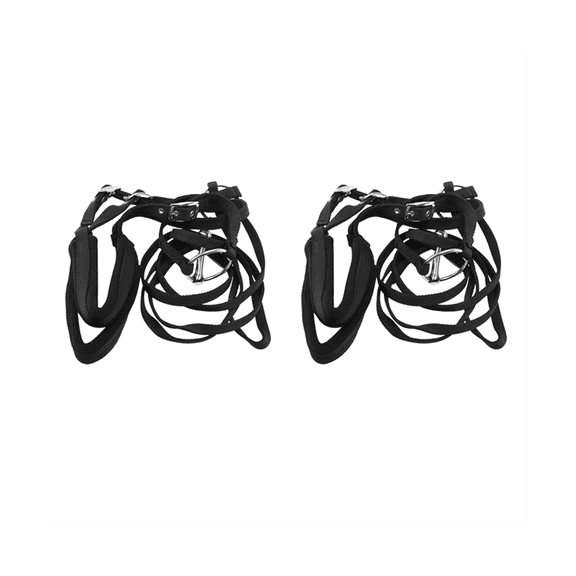 2X Adjustable Equipment Halter Horse Bridle with Bit and Rein Belt for Equestrian Soft Thicken Large