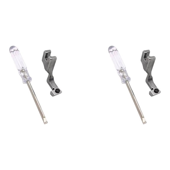 2X Adjustable Zipper Presser Unilateral Zipper Feet for Single Needle Lockstitch Industrial Sewing Machine