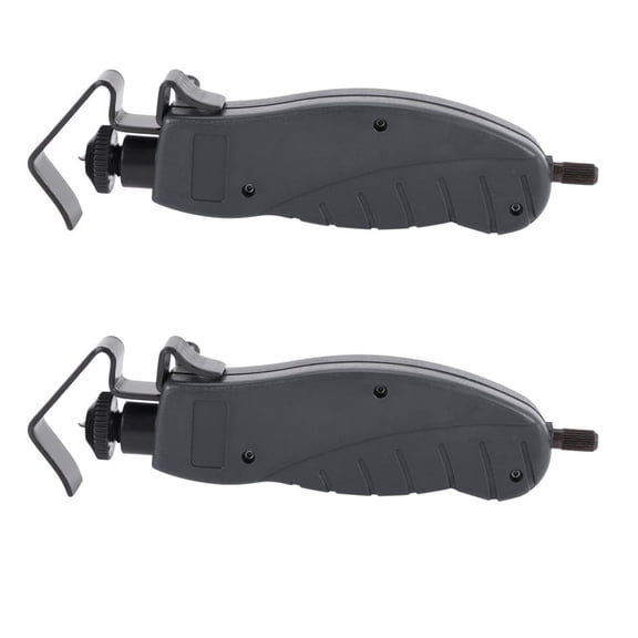2X Adjusting 4.5-25mm Diameter Round Cable Slitter Stripper Cutter Tool Wire Cord,2*Wire Cutter Tool,black