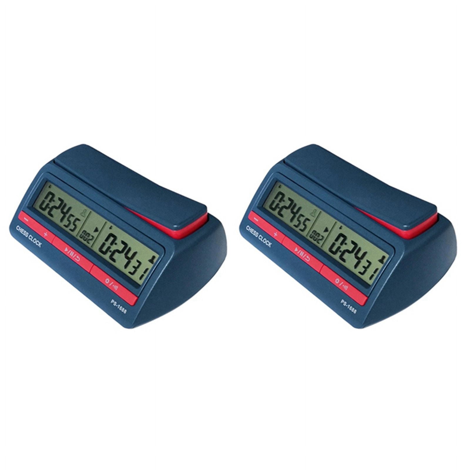 2X Advanced Chess Digital Timer Chess Clock Count Up Down Board Game ...
