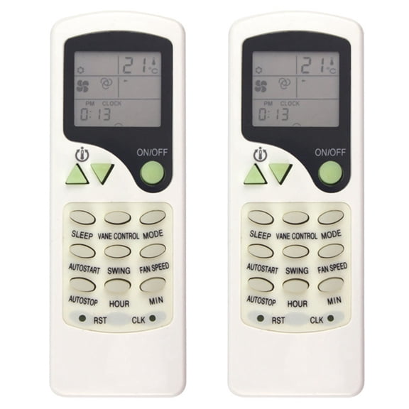 2X Air Conditioner Remote Control Wireless Remote Control is Suitable for Chigo Air Conditioner Remote Control /LW-01