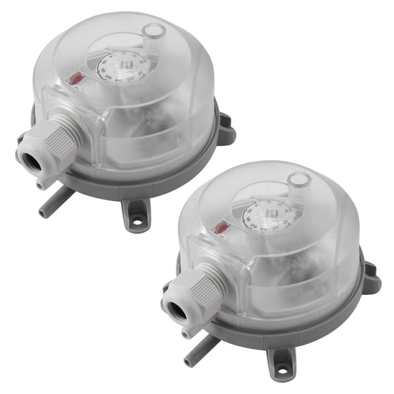 2X Air Differential Pressure Switch 30-300Pa 1K-5Kpa Adjustable Micro-