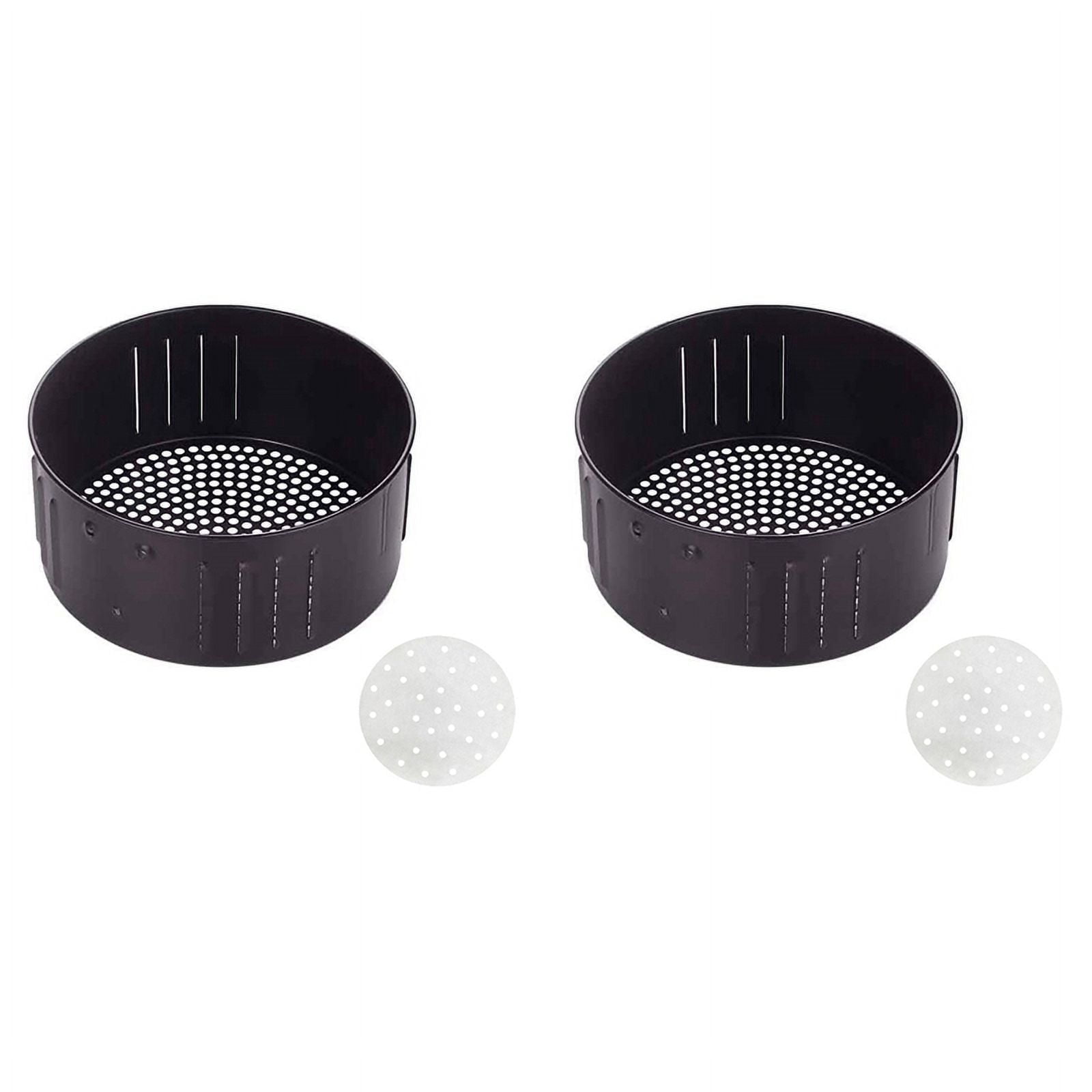 2X Air Fryer Replacement Basket,for All Air Fryer Oven,Air Fryer Accessories,NonStick Fry