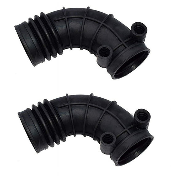 2X Air Intake Boot Hose Tube Pipe 13541427780 13541726633 for 5 Series E34 Sedan & Touring 2.0 Petrol M50 1989-1996
