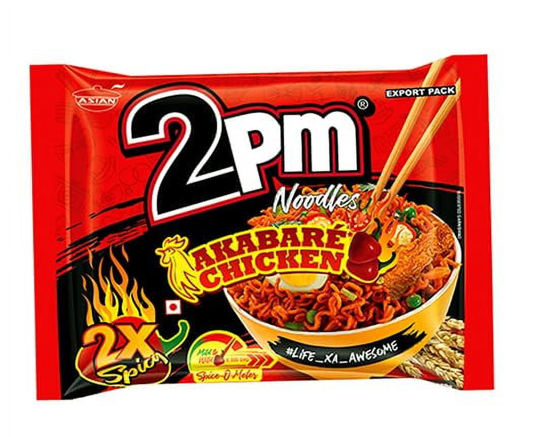 2X Akabare Chicken Flavoured Hot And Spicy Noodles