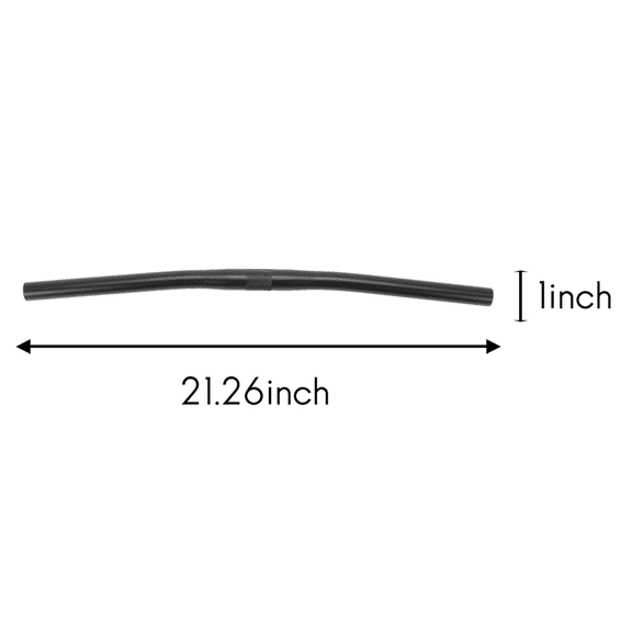 2X Alloy Fixed Gear Bicycle Cycling Straight Fixie Bike Straight Bar Handlebarcolor:Black