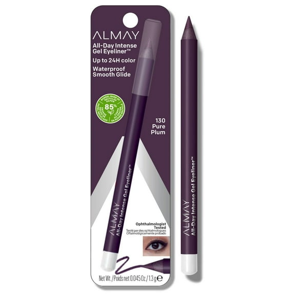 2X - Almay All-Day Intense Gel Eyeliner - Pure Plum - 0.045oz