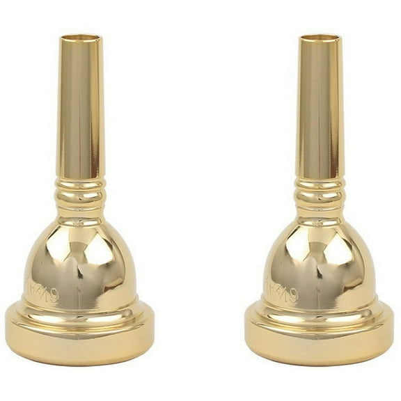 2X Alto Trombone Copper Mouthpiece Mouth Piece 6.5AL Gold