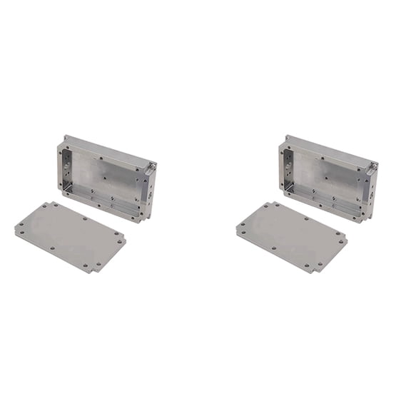 2X Aluminum Case Shielded Box Housing Box Signal Dissipation SMA-KFD46 Multi-Function Amplifier Case