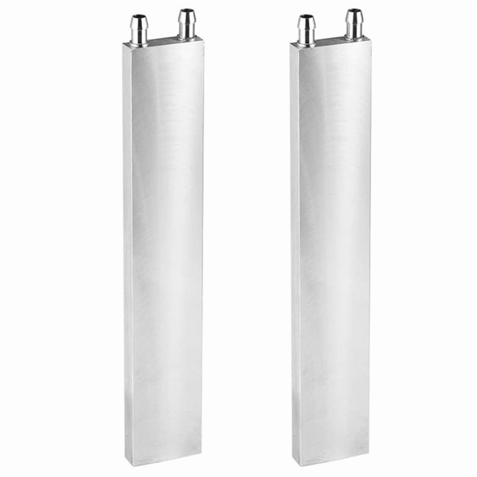 2X Aluminum Liquid-Water Cooling Block for Computer Cpu Radiator for Pc ...