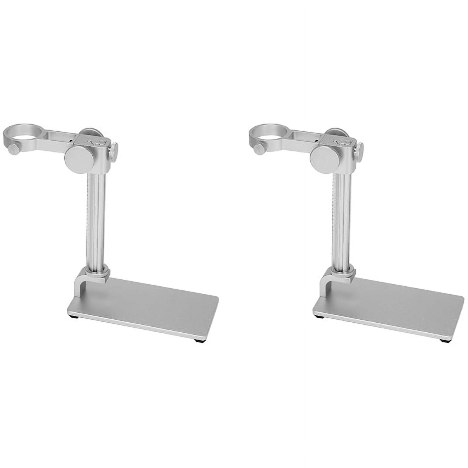 2X Aluminum Stand USB Microscope Stand Holder Bracket Mini Foothold